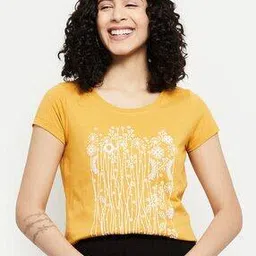 max Floral Print Crew-Neck T-shirt-picture-28