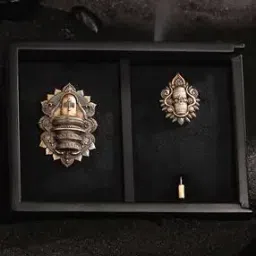 cosa nostraa Cupidity Shiva Linga Brooch & Lapel Pin Set-picture-23
