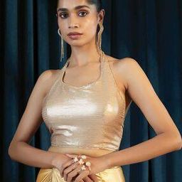 soch Embellished Halter Neck Back Open Blouse-picture-34