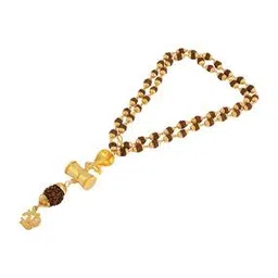 charms Gold-Plated & Beaded Rudraksh Maala-picture-52
