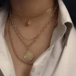 jewels galaxy Gold-Plated Multi-Layer Necklace-picture-37