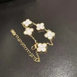 glowzi Women Gold-Plated Floral Bracelet-picture-40