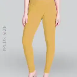 Plus Size Cotton Stretchable Churidar Leggings-image-7