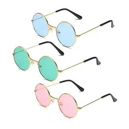 srpm Men Set of 3 UV-Protected Round Sunglasses-15108-picture-32