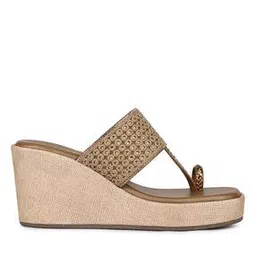 inc 5 Women Embellished Ring-Toe Wedges-picture-33