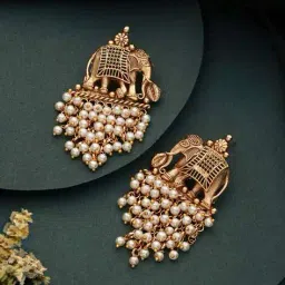 saraf rs jewellery Women Drop Danglers Earrings image 1
