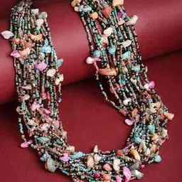 vogue panash Women Gold-Plated Bohemian Short Necklace-picture-31
