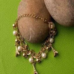 jewelz Gold-Plated Link Bracelet with Lobster Claw Closure-picture-21