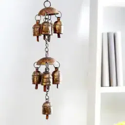 unravel india Copper Bells Wind chime-picture-18