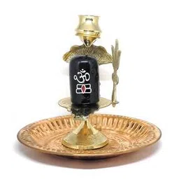 navyaksh Ashtadhatu Shivling with Lota Showpiece-picture-40