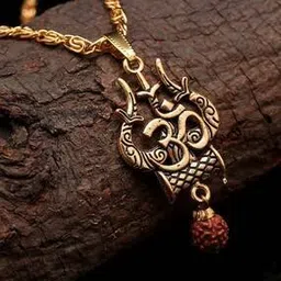 charms Gold-Plated Shiv Ji Pendant-picture-42