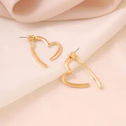 yellow chimes Women Gold-Plated Drop Earrings image 1