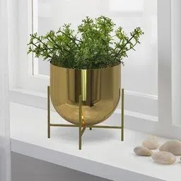 Metalsmith Aluminium Plant Pot with Stand-picture-49