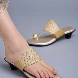 shoetopia Women Slip-On Toe-Ring Heeled Sandals-picture-38