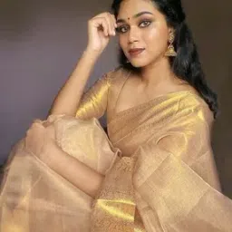 mm venture Women Woven Kanjivaram Tissue Silk Saree-picture-39