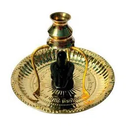 navyaksh Pooja Plate Thali with Shivling Stand & Abhishek Lota Kalash Showpiece-picture-17