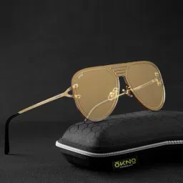 eyewearlabs Men Full-Rim Frame Aviator Sunglasses image 1