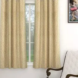 the conversion Leaf Print Window Curtain-picture-10