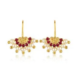 vighnaharta fashion jewellery Women Gold-Plated Beaded Ear Cuffs-picture-15