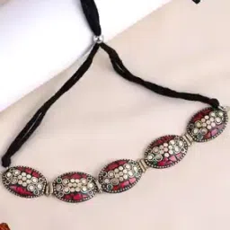 panash Women Gold-Plated Dome Necklace-picture-44
