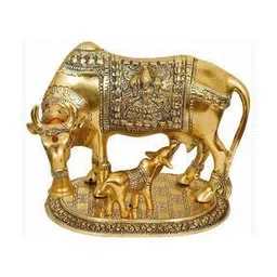 navyaksh Cow Bachda Idol Showpiece-picture-12