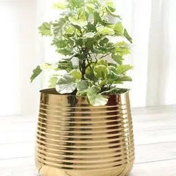 behoma Metal Ribbed Large Planter-picture-15