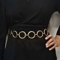 senshi Women Gold-Plated Metal Belt-picture-17