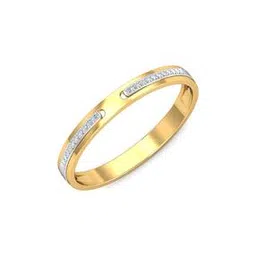 kuberbox Yellow Gold Stone-Studded Hinda Band for Women-picture-26