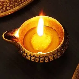 indian shelf Set of 4 Metal Round Diyas-picture-10