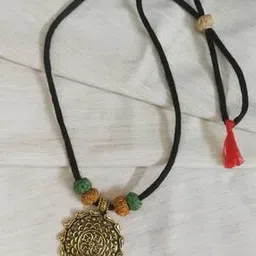 molcha by babita singh Women Gold-Plated Pendant -picture-49