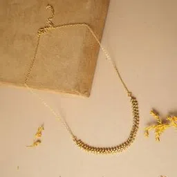 viraasi Women Gold-Plated Minimalist Necklace-picture-19