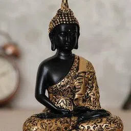 ecraftindia Golden Handcrafted Meditating Buddha Decorative Showpiece-picture-42