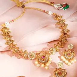 rubans Women Fusion Necklace And Earrings Set-picture-16