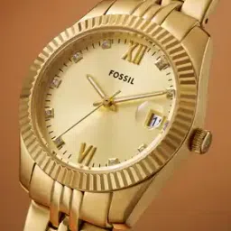 fossil Women Analogue Gold Watch - ES5338-picture-30