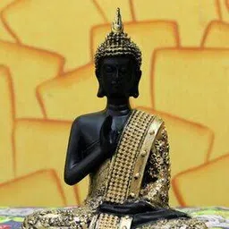 ecraftindia Handcrafted Meditating Blessing Buddha-picture-51