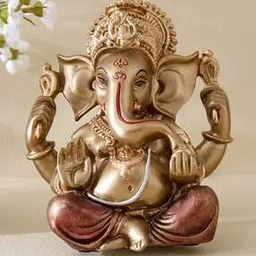 home centre Corsica Alpana Polyresin Sitting Ganesha Figurine-picture-51