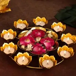 decor twist Handcrafted Flower Plate-picture-22