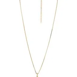 carlton london Gold Plated Pendant with Chain for Women - FJN4017-picture-40