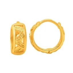 mahi Men Gold-Plated Hoop Earrings-picture-34