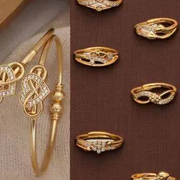 brado jewellery Women Stond-Studded Gold-Plated Bangle-picture-41