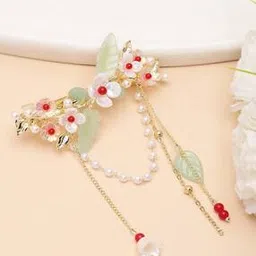 panash Pearl Stone-Studded Claw Clip-picture-27