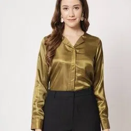 leia Women Regular Fit Shirt with Spread Collar-picture-39