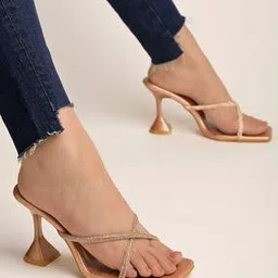 shoetopia Women Criss-Cross Kitten Heeled Sandals-picture-53