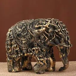 nayra handicrafts Decorative Carving Elephant Idol-picture-48
