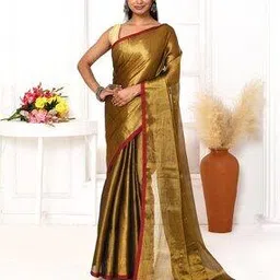 piyari fashion Women Woven Saree with Contrast Border-picture-21