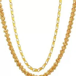 charms Set of 2 Gold-Plated Chains-picture-32