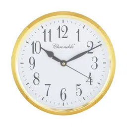 chronikle Round Wall Clock with Contrast Rim image 1