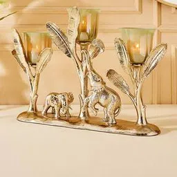 home centre Eternity Metal Elephant Vivere Multi Votive Holder-picture-24