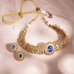 rubans Women Gold-Plated Necklace & Earrings-picture-24