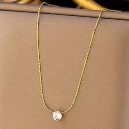 designs & you Women Gold-Plated Pendant with Chain-picture-12